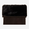 Matthew (brown) - suede goatskin leather gloves with luxurious sheep fur lining  - Schwartz & von Halen - US - 3
