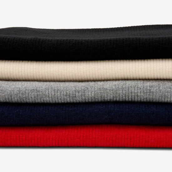 Charlie (black) - premium scarf made of soft Merino wool (unisex) - Schwartz & von Halen - US - 5