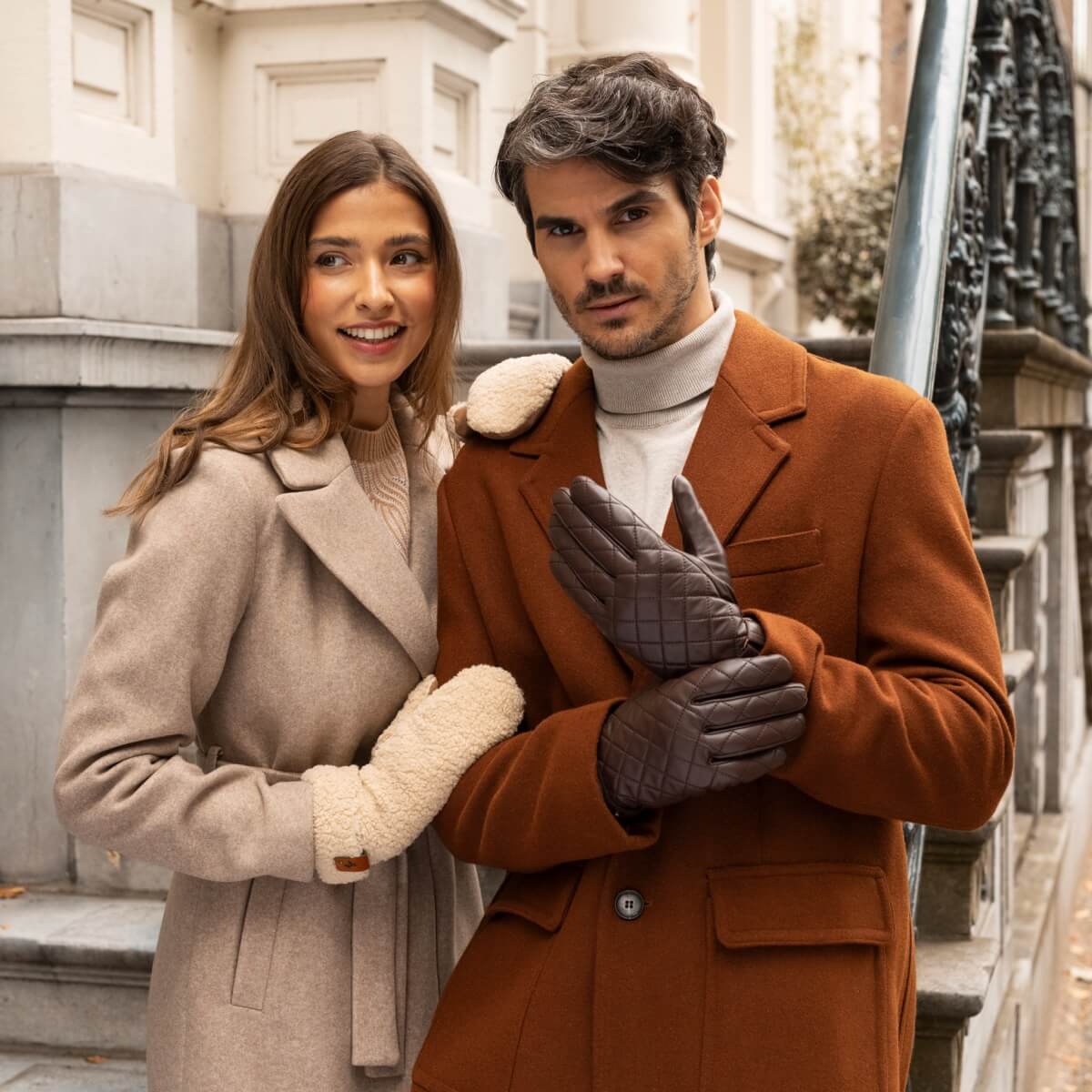 Brown Leather Gloves